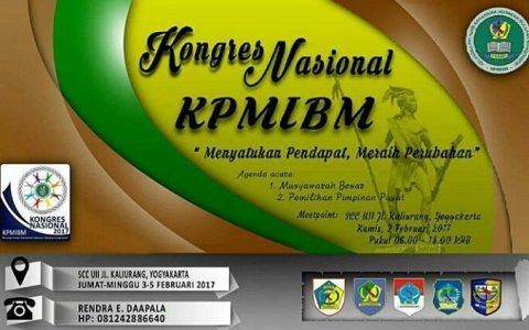 Kongres Nasional KPMIBM Digelar Awal Februari
