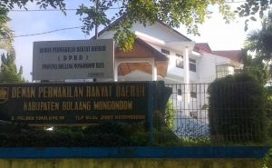Gedung DPRD Bolmong yang berada di Jalan Paloko Kinalang