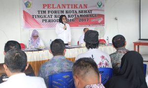 Forum Kota Sehat Kotamobagu Terbentuk