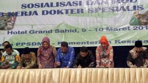 Walikota Kotamobagu MoU dengan Kementrian Kesehatan