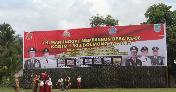 TMMD ke 98 di Bolmong Dipusatkan di Kecamatan Bilalang