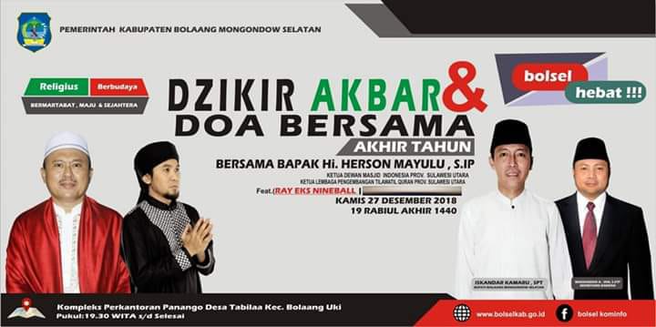 Zikir Akbar Dan Doa Bersama Jelang Akhir Tahun Totabuan Co