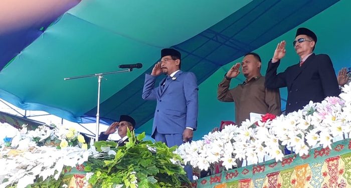 Pemkab Boltim Gelar Upacara Peringati HUT ke-11
