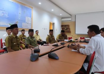Sambangi Kantor Balai Sungai, Bupati Bolsel Minta Perbaikan Sarana Infrastruktur