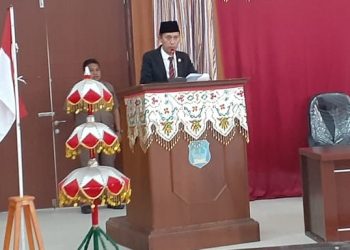Bupati Bolsel Sampaikan Rancangan KUA-PPAS APBD Tahun Anggaran 2020 di  Paripurna DPRD