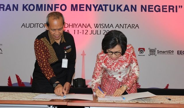 Bolmong Dapat Bantuan Videotron dan TVC dari LKBN Antara