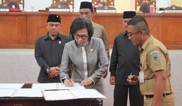 DPRD dan Pemkab Bolmong Bahas Revisi Tiga Ranperda
