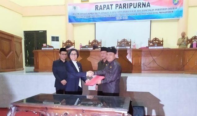 Pemkab Bolmong Terima Koreksi dan Catatan dari DPRD