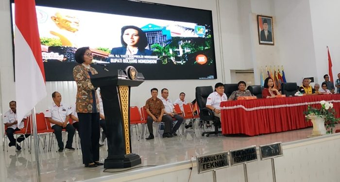 Bupati Launching Aplikasi SIDEKA di Unsrat Manado