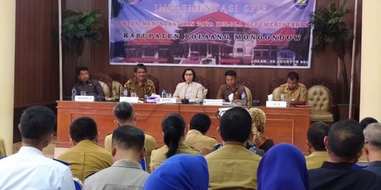 Tingkatkan SPIP Pemkab Bolmong Hadirkan BPKP Perwakilan Sulut