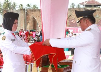 Upacara HUT RI ke 74 di Bolsel Berlangsung Khidmat