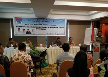 Bupati Boltim Buka Penyusunan SSH dan ASB