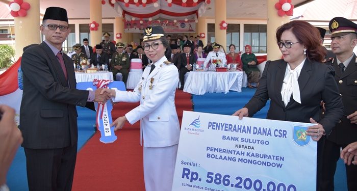 BSG Serahkan Dana CSR Senilai 586 Juta ke Pemkab Bolmong