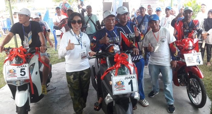 Lomba Mancing Galatama Fun Fishing, Mas Ari Berhasil Bawa Pulang Motor N Max