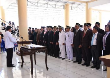 Puluhan Pejabat Eselon III Pemkab Bolmong Dilantik