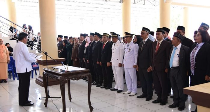 Puluhan Pejabat Eselon III Pemkab Bolmong Dilantik