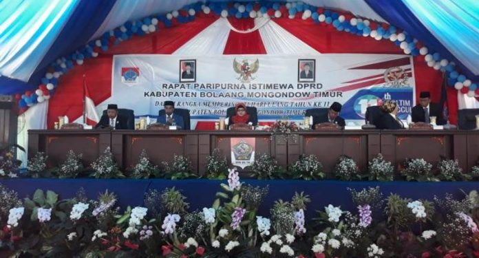 DPRD Boltim Terima Nota KUA PPAS Tahun Anggaran 2020