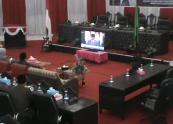 Paripurna Mendengarkan Pidato Presiden di DPRD Kotamobagu Hanya Dihadiri 16 Anggota Wakil Rakyat
