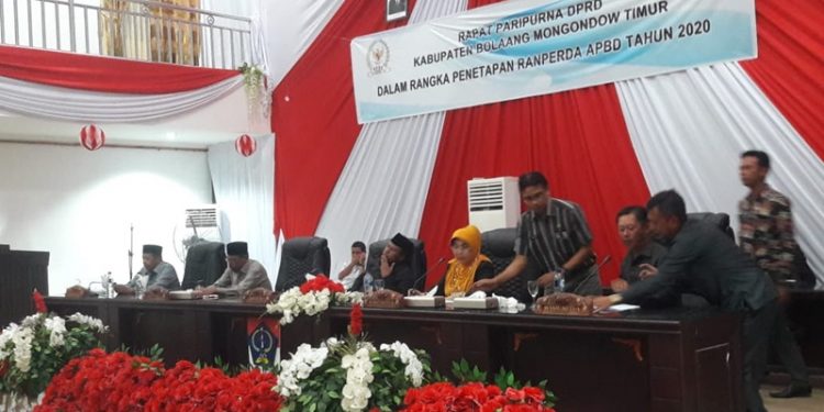 DPRD Boltim Paripurnakan APBD Tahun 2020 dan Tiga Perda