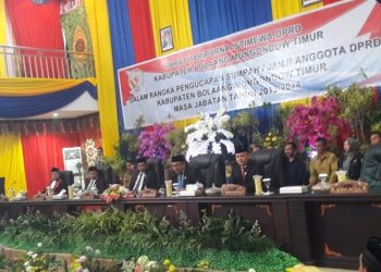 Usai Dilantik, Fuad Landjar Buka Masa Sidang Pertama DPRD Boltim