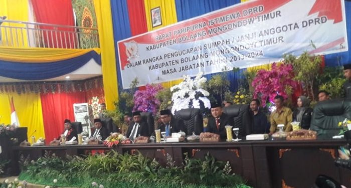 Usai Dilantik, Fuad Landjar Buka Masa Sidang Pertama DPRD Boltim