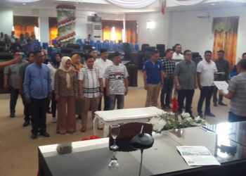 Siap Diambil Sumpah Janji, 20 DPRD Boltim Ikut Gladi Resik