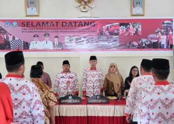 Pemkab Bolsel Terima Tim Verifikasi Kabupaten Sehat