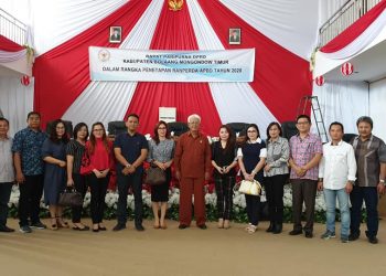 Sekretariat DPRD Boltim Menerima Kunker DPRD Minahasa