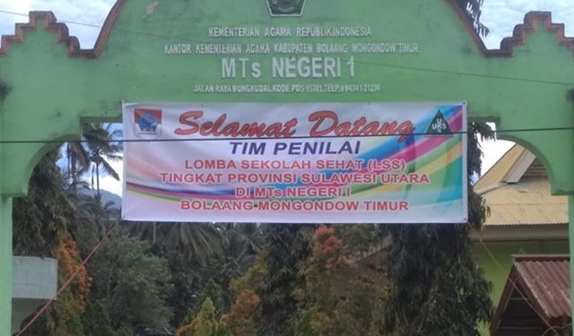 MTs Bongkudai Boltim Juara Lomba Sekolah Sehat