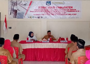 Pemkab Berupaya Air Minum dan Sanitasi Yang Layak di Bolsel