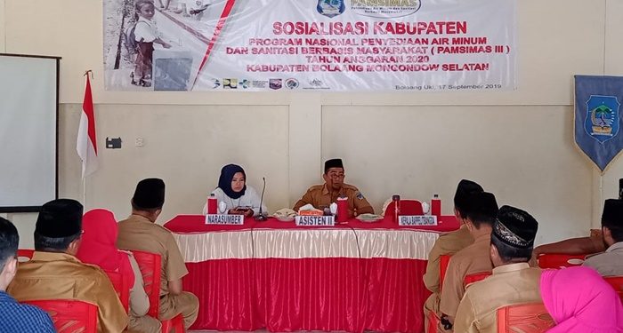 Pemkab Berupaya Air Minum dan Sanitasi Yang Layak di Bolsel