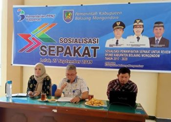 Bappeda Bolmong Sosialisasikan Program “SEPAKAT”