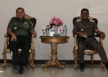 Bupati Boltim Dampingi Pangdam XIII Merdeka Tinjau Lokasi Kodim