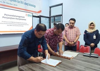 Pemkab Bolmong dan BNI Permudah Warga Bayar Pajak