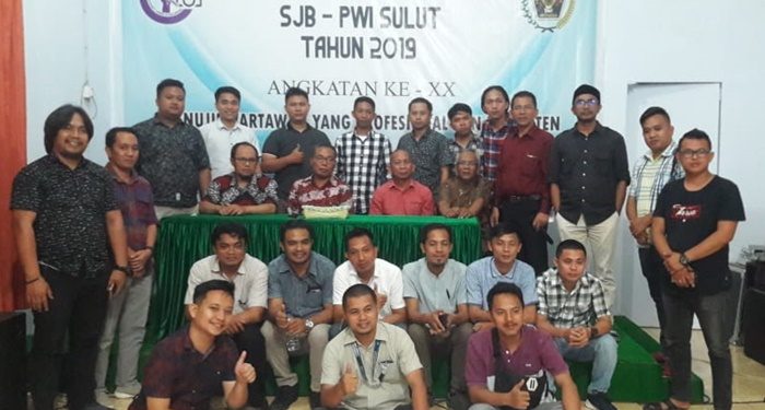 18 Wartawan Bolmong Lulus Uji Kompetensi Tingkat Muda