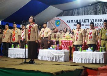Bupati Buka Kemah Bakti VI Gerakan Pramuka Cabang Bolmong