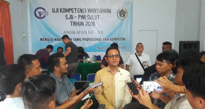 Hadir di Lokasi UKW, Wakil Bupati Bolmong Suport Wartawan Tingkatkan Kompetensi