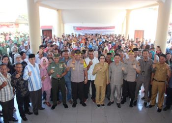 Puluhan Calon Kades Bolmong Berikrar Jaga Keamanan