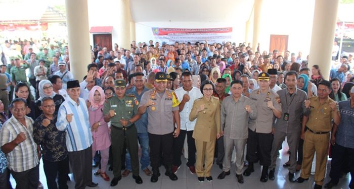 Puluhan Calon Kades Bolmong Berikrar Jaga Keamanan