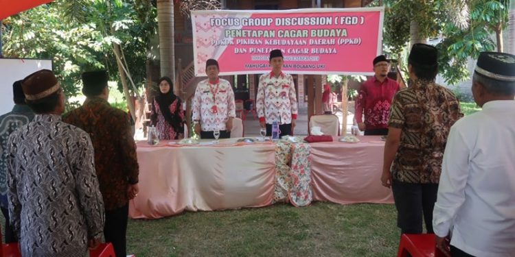 Disparbud Bolsel Bahas Penetapan Cagar Budaya Lewat FGD