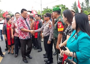 Yasti-Yanny Dampingi Gubernur Kunker ke Dumoga