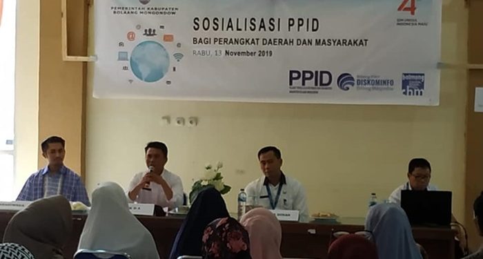 Diskominfo Bolmong Sosialisasi PPID