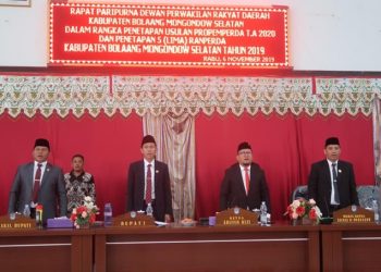 DPRD Bolsel Sahkan Perda Kawasan Tanpa Rokok