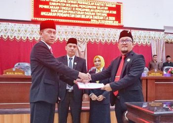 APBD Kabupaten Bolsel Tahun Anggaran 2020 Disahkan