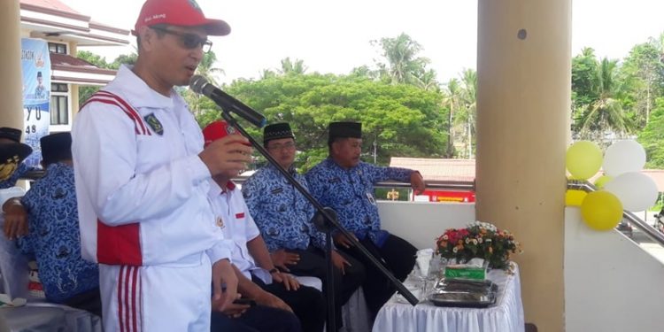 Wakil Bupati Bolmong Lepas Kontingen Porprov