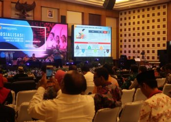 Bupati Bolsel Hadiri Sosialisasi Transfer ke Daerah dan Dana Desa