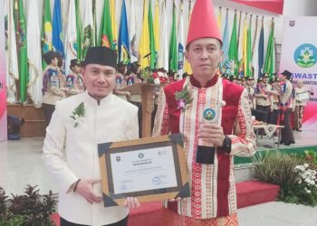 Bupati Bolsel Terima Penghargaam Swasti Saba