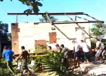 Pilkades Bolmong Memanas. Diduga Karena Beda Pilihan Rumah Hadin Disuruh Pindah