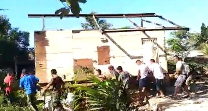 Pilkades Bolmong Memanas. Diduga Karena Beda Pilihan Rumah Hadin Disuruh Pindah