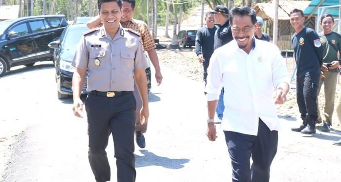 Bupati Boltim dan Kapolres Tinjau Gedung Mapolres Sementara